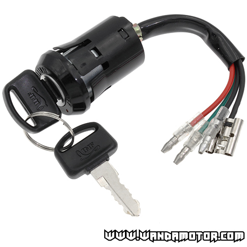 Ignition switch universal with wiring